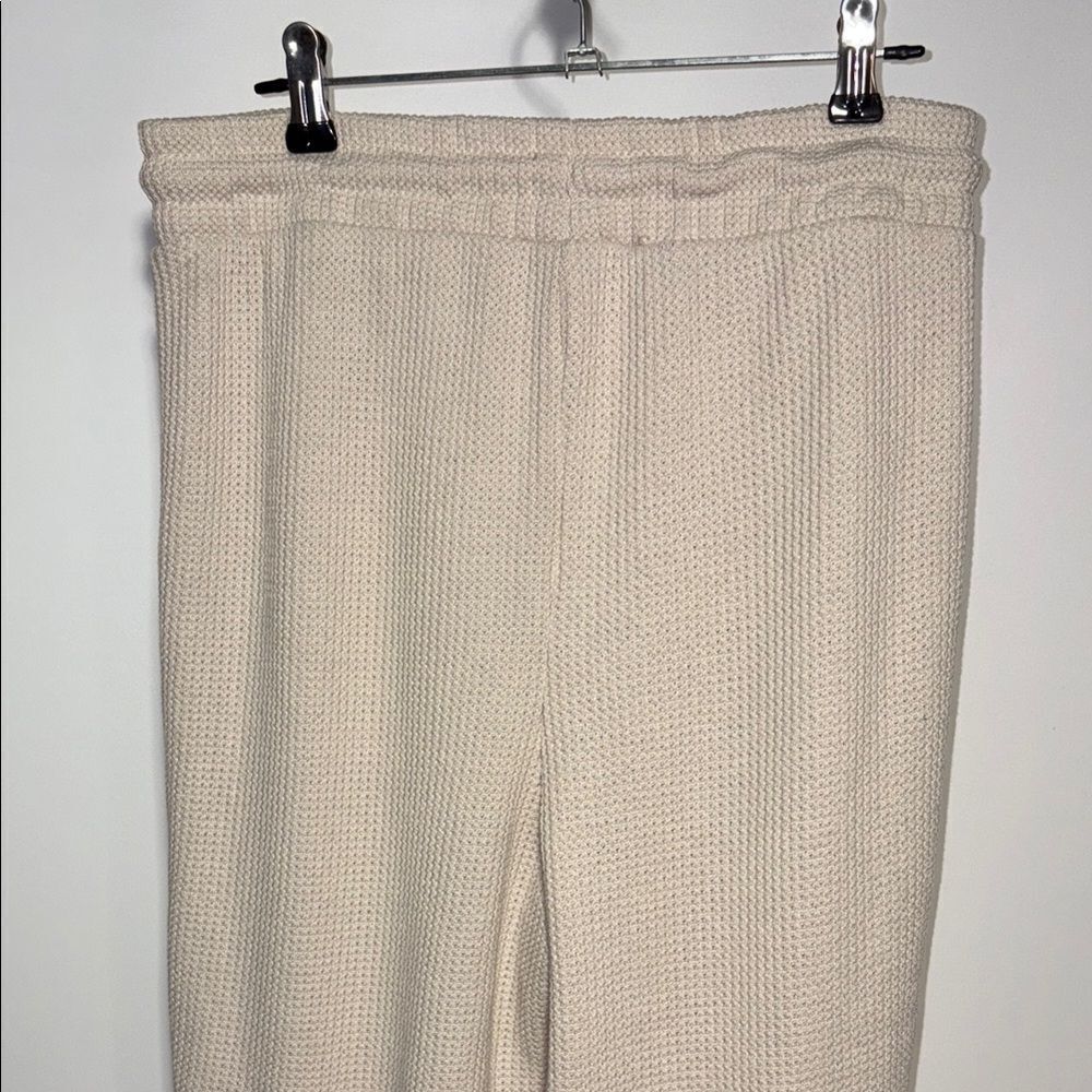 Women's Cream Track Pants - Picture 7 of 9